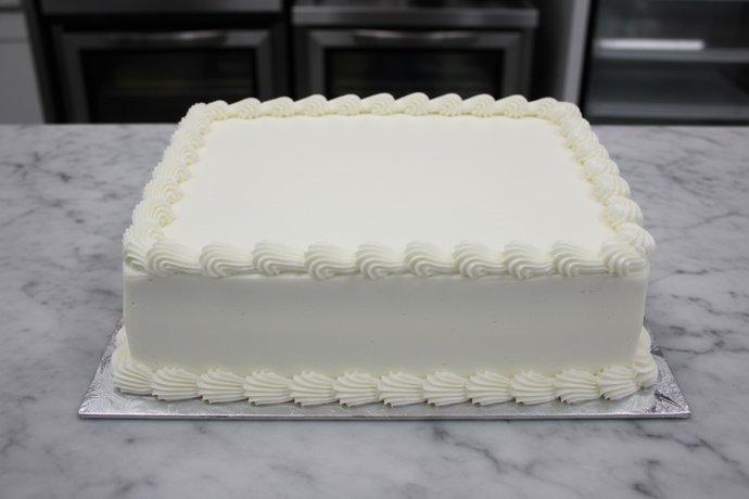 1/2 sheet cake basic frosting and border