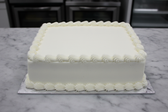 1/2 sheet cake basic frosting and border