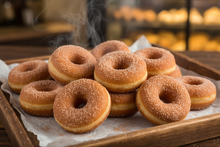 a dozen apple cider donuts