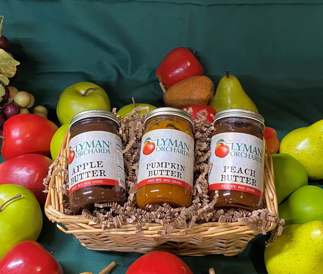Lyman Store Lyman Orchards Fruit Butter Trio Gift Basket